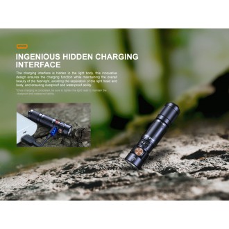 Nabíjacia baterka Fenix E05R hnedá