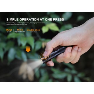 Nabíjacia baterka Fenix E05R hnedá