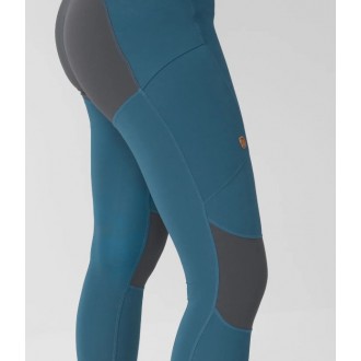 Fjällräven Abisko Trekking Tights Pro W Indigo Blue-Iron Grey