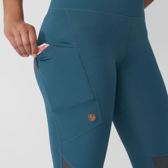 Fjällräven Abisko Trekking Tights Pro W Indigo Blue-Iron Grey