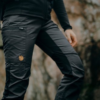 Fjällräven Kaipak Nohavice Curved W Dark Navy