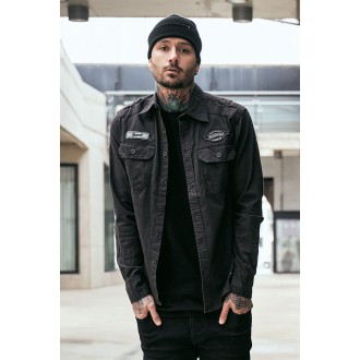 Košeľa Brandit Luis Vintageshirt black