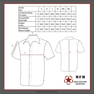 Košeľa strike MFH s krátkym rukávom teflónová - olivová