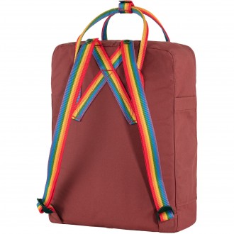 Batoh Fjällräven Kånken Rainbow Ox Red-Rainbow Pattern
