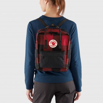 Batoh Fjällräven Kanken Re-Wool red-black