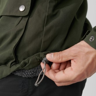 Fjällräven Greenland Zimná bunda M Green-Dark Grey