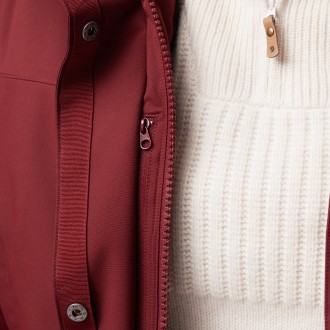 Fjällräven Nuuk Lite Parka W Bordeaux Red