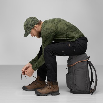 Fjällräven Barents Pro nohavice M Dark Olive-Black