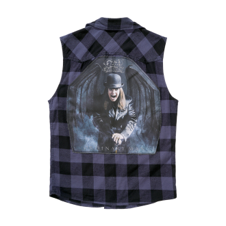 Košeľa Ozzy check shirt black/grey