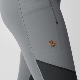 Fjällräven Abisko Värm Trekking Tights W Port-Iron Grey