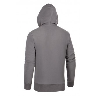 Clawgear Logo Zip Hoodie Wolf Grey