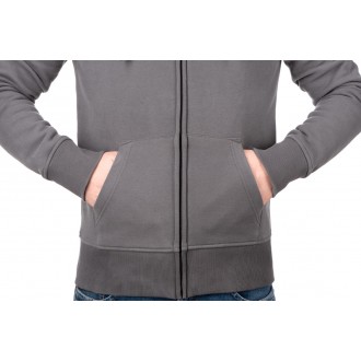 Clawgear Logo Zip Hoodie Wolf Grey