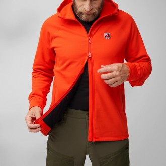 Fjällräven Expedition Fleece Hoodie Man Deep Forest