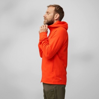 Fjällräven Expedition Fleece Hoodie Man Deep Forest