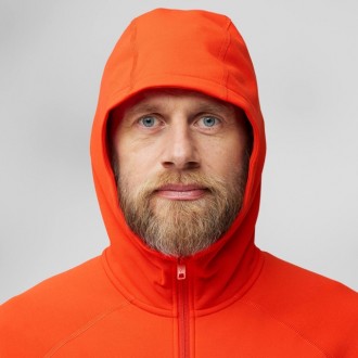 Fjällräven Expedition Fleece Hoodie Man Deep Forest