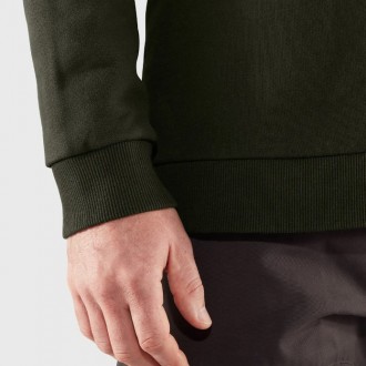 Mikina Fjällräven Fjällräven Logo Sweater M Grey-Melange