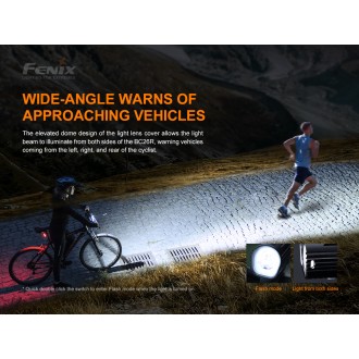 Nabíjateľné svetlo na bicykel Fenix BC26R
