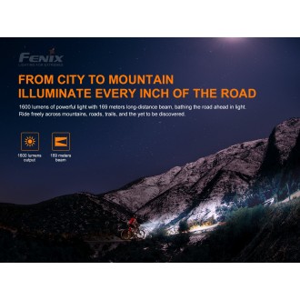 Nabíjateľné svetlo na bicykel Fenix BC26R