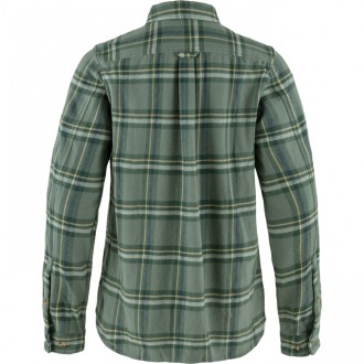 Košeľa Fjällräven Övik Heavy Flannel Shirt Woman Patina Green-Deep Patina