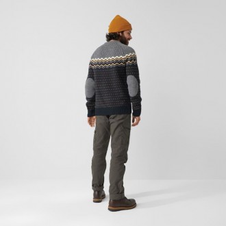 Fjällräven Övik Knit Sweater M Dark Grey-Grey