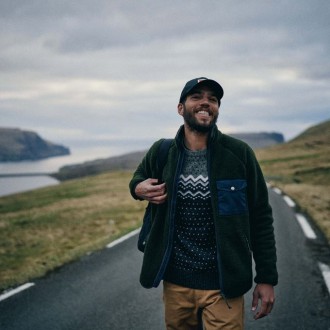 Fjällräven Övik Knit Sweater M Dark Grey-Grey