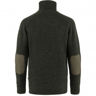 Fjällräven Övik Roller Neck Sweater M Dark Olive