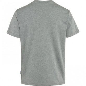 Fjällräven Fox Boxy Logo Tee Woman Grey-Melange